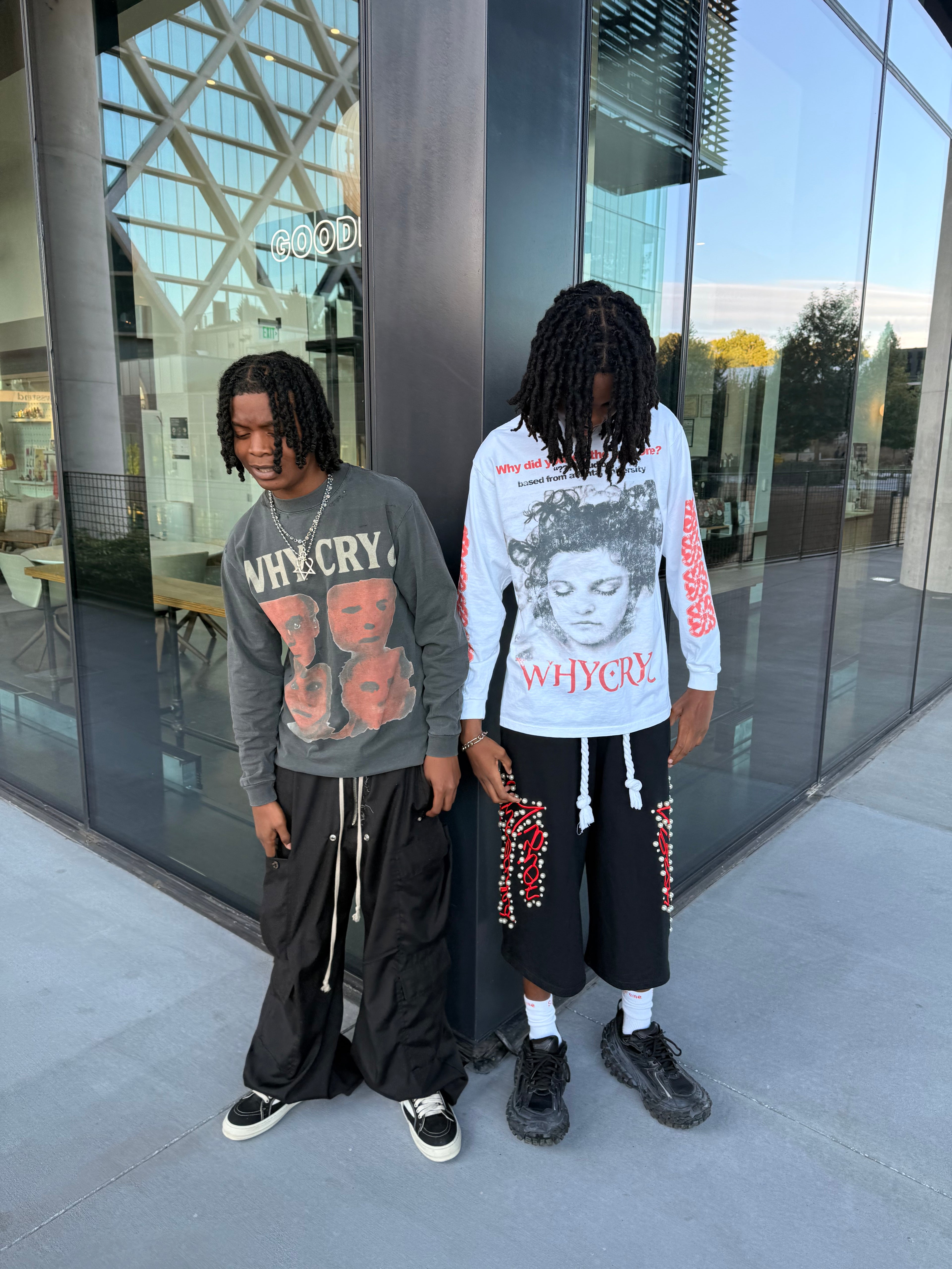 Why Cry Faces Long Sleeve