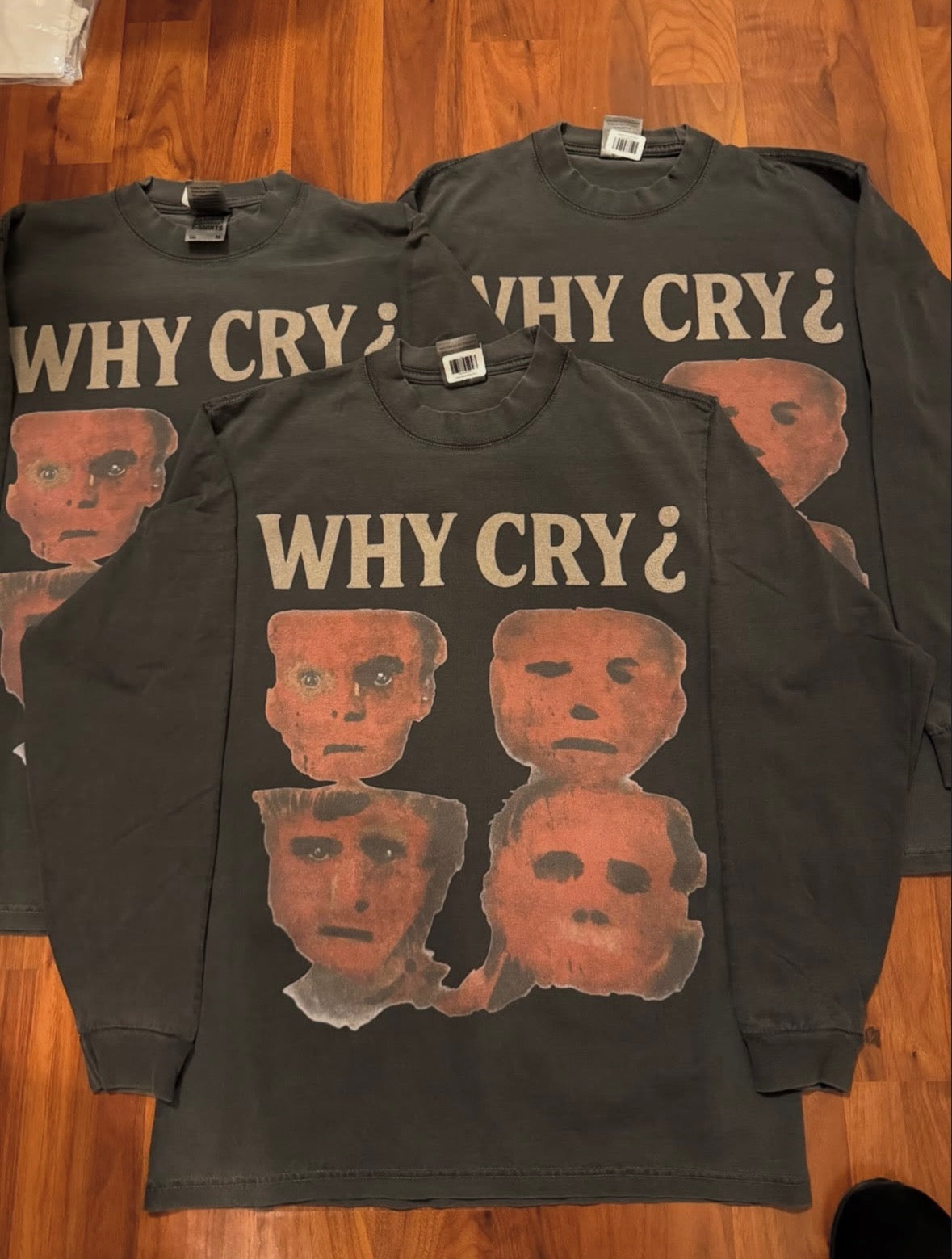 Why Cry Faces Long Sleeve